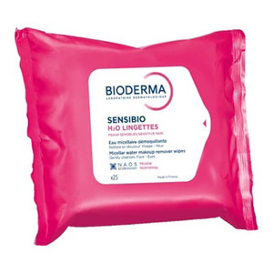 Bioderma Sensibio H2O Makeup Removing Face Wipes 25Ea