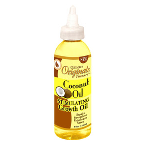 Ultimate Originals Coconut Oil Stimulating Growth Oil Repairs and Strengthens Hair 4Oz (118ml)