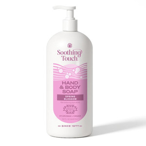 Soothing Touch Hand and Body Soap Spring Blossom for Gentle Daily Cleansing and Hydrating Skin 32Oz (946ml)