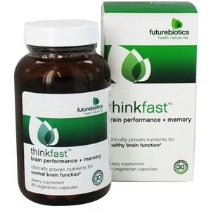 Futurebiotics Thinkfast Brain Performance Plus Memory Function Capsules, 60 Ea