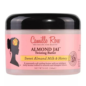Camille Rose Almond Jai Twisting Butter for Deep Moisture and Curl Definition 8Oz (240ml)