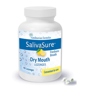 Scandinavian Formulas SalivaSure Dry Mouth Lozenges for Freshens Breath 90Ea