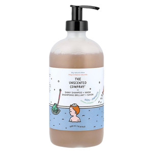The Unscented Company Kids Enfants Shiny Shampoo Wash for Soft and Shiny Locks 16.9Oz (500ml)