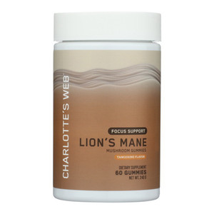 Charlottes Web Focus Support Lions Mane Mushroom Gummies Support Memory and Cognitive Function 60Ea