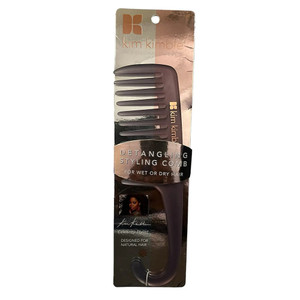 Kim Kimble Detangling Styling Comb for Wet or Dry Hair 1Ea