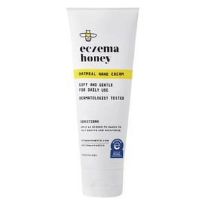 Eczema Honey Oatmeal Hand Cream for Moisturizing and Soothing Dry Sensitive Skin 4Oz (113.4g)