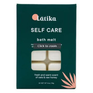 Latika Bath Melt Self Care Aromatherapy Soak Oats and Raw Honey 4Oz (114g)