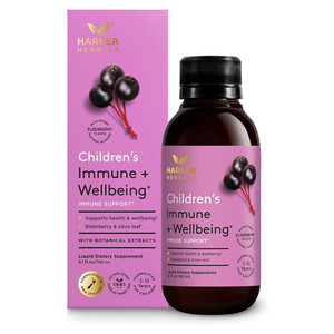 Harker Herbals Childrens Immune Plus Wellbeing Liquid  Dietary Supplement 5.1Oz (150ml)