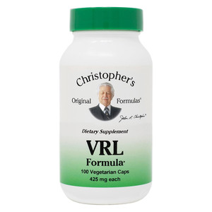 Dr Christophers VRL Original Formula 425mg Blend of Herbs Support Immune System Veg Capsules 100Ea