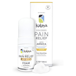 Kalaya Extra Strength Pain Relief Foam with Arnica Fast Absorbing Relieve Pain in Muscle and Joints 2.7Oz (80ml)