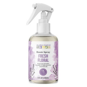 Aura Cacia Fresh Floral Room Spray with Pure Lavender Essential Oils 8Oz (236ml)