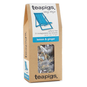 Teapigs Lemon and Ginger Root Tea Make an Incredible Natural Blend 15Ea