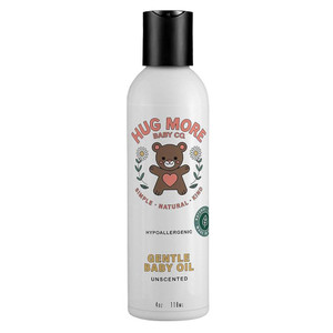 Hug More Gentle Baby Oil Moisturizing Skin Care 4Oz (118ml)