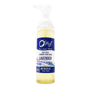 O My! Goat Milk Foaming Hand Wash Lavender No Palm Oil 8.5Oz (250ml)