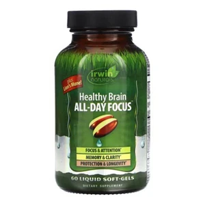 Irwin Naturals Healthy Brain All Day Focus Liquid Softgels 60Ea