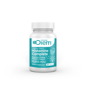 OmneDiem Histamine Digest Seasonal and Dietary Histamine Support 15000 HDU Capsules 30Ea