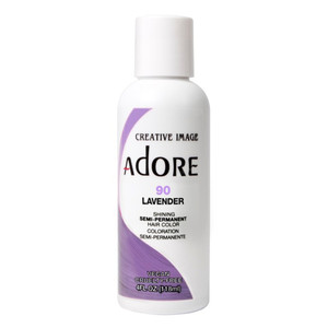 Adore Semi Permanent Hair Color 90 Lavender Ammonia Free 4Oz (118ml)