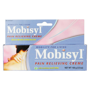 Mobisyl Maximum Strength Pain Relieving Creme with Soothing Aloe Vera 3.5Oz (100g)