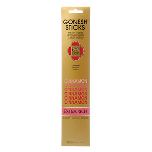 Gonesh Sticks Best Extra Rich Cinnamon Incense Sticks 20Ea