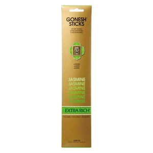 Gonesh Sticks Best Extra Rich Jasmine Incense Sticks 20Ea