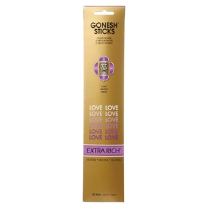 Gonesh Sticks Best Extra Rich Love Incense Sticks 20Ea