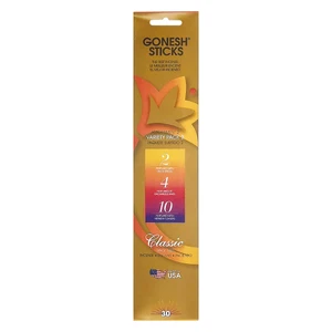 Gonesh Sticks Classic Best Variety 2 4 10 Perfumed with Herbs Incense Sticks 30Ea