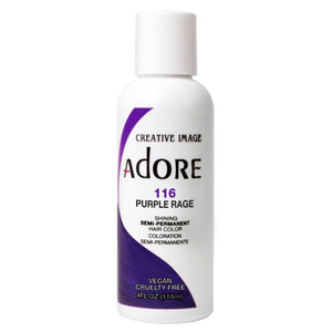 Adore 116 Purple Rage Semi Permanent Hair Color 4Oz (118ml)