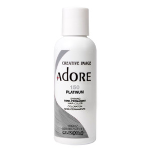 Adore 150 Platinum Semi Permanent Hair Color 4Oz (118ml)