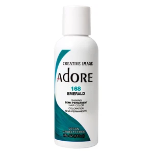 Adore Shining Semi Permanent Hair Color 168 Emerald Ammonia Free 4Oz (118ml)