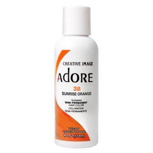 Adore Shining Semi Permanent Hair Color 38 Sunrise Orange 4Oz (118ml)