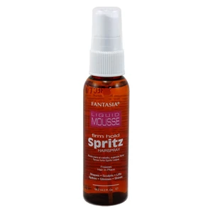 Fantasia Spritz Liquid Mousse Firm Hold Fast Drying Formula Hair Spray 2Oz (59.2ml)