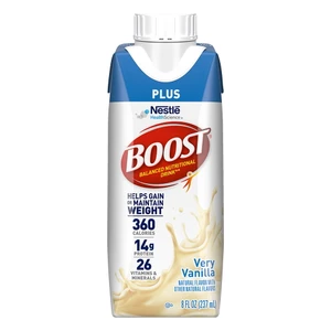 Boost Balanced Nutritional Drink Balanced High Protein Creamy Very Vanilla 8Oz (237ml), Pack of 24