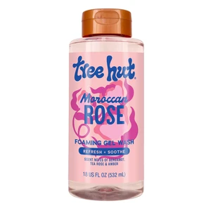 Tree Hut Moroccan Rose Refresh and Soothe Foaming Gel Body Wash 18Oz (532ml)