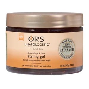 Ors Unapologetic Define Shape and Shine Styling Hair Gel for Curls and Coils 12Oz (340g)