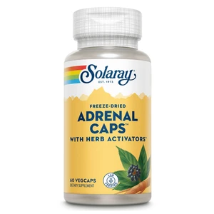 Solaray Freeze Dried Adrenal VegCaps for Stress Support 60Ea