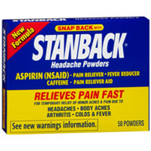 Stanback Headache And Aspirin Pain Reliever And Fever Reducer Powders, New Formula - 50 Ea Stanback Headache And Aspirin Pain Reliever And Fever Reducer Powders, New Formula - 50 Ea