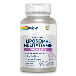 Solaray Liposomal Multivitamin Womens VegCaps for Womens Wellness Support 60Ea