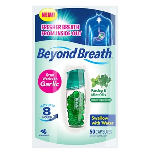 Beyond Breath Freshening Capsules for Fresher Breath from Inside and Out 50Ea