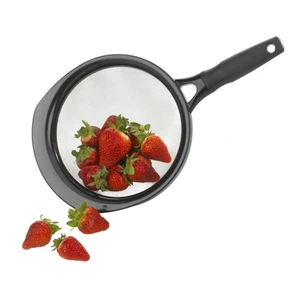 GoodCook Touch 8 Inch Stainless Steel Wire Mesh Strainer for Sifting Straining and Rinsing 1Ea