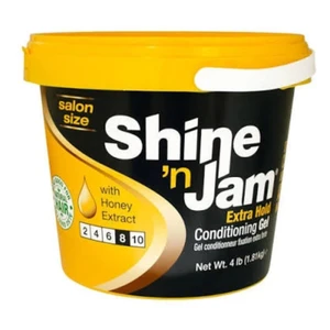 Ampro Shine n Jam Extra Hold Hair Conditioning Gel 64Oz (1.81Kg)