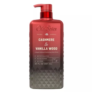 Old Spice Cashmere Vanilla Wood Cologne Infused Hydrating Body Wash 20Oz (591ml)