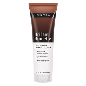 John Frieda Brilliant Brunette Color Vibrancy Conditioner Moisturizing and Multitone Revealing 8.45Oz (250ml)