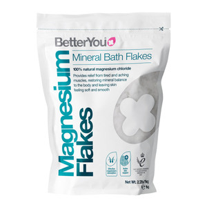 BetterYou Magnesium Mineral Bath Flakes 2.2Lb (1Kg)