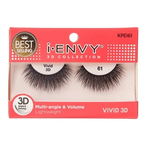 Kiss I Envy Vivid 3D Eye Lashes 61 Multi Angle and Volume Lightweight 1Ea