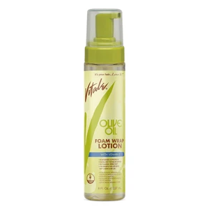 Vitale Olive Oil Foam Wrap Hair Lotion with Vitamin E Moisture and Protects for All Hair Types 8Oz (237ml)