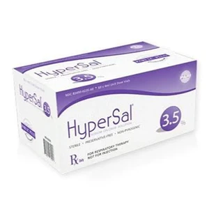 Pari HyperSal Sodium Chloride Solution 3.5 Percent Concentration Contains 60 X 4mL Vials Box for Respiratory Therapy 1Ea