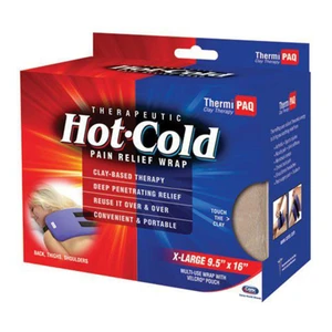 ThermiPaq Reusable Hot and Cold Therapy Pack Pain Relief Wrap XLarge 9.5 X 16 Inches Microwave Heating Pad 1Ea