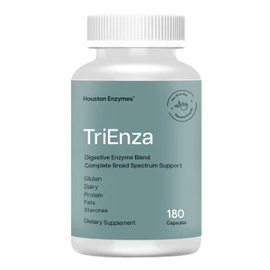 Houston Enzymes TriEnza Capsules for Digestive Support 180Ea