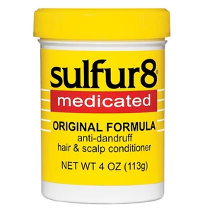 Sulfur8 Medicated Anti Dandruff Hair and Scalp Conditioner for All Hair Types 4Oz (113g)