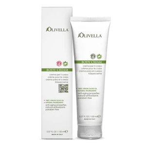 Olivella Olive Oil Body Cream with Anti Aging Properties Antioxidants for Soft and Smooth Skin 5.07Oz (150ml)